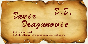 Damir Dragunović vizit kartica